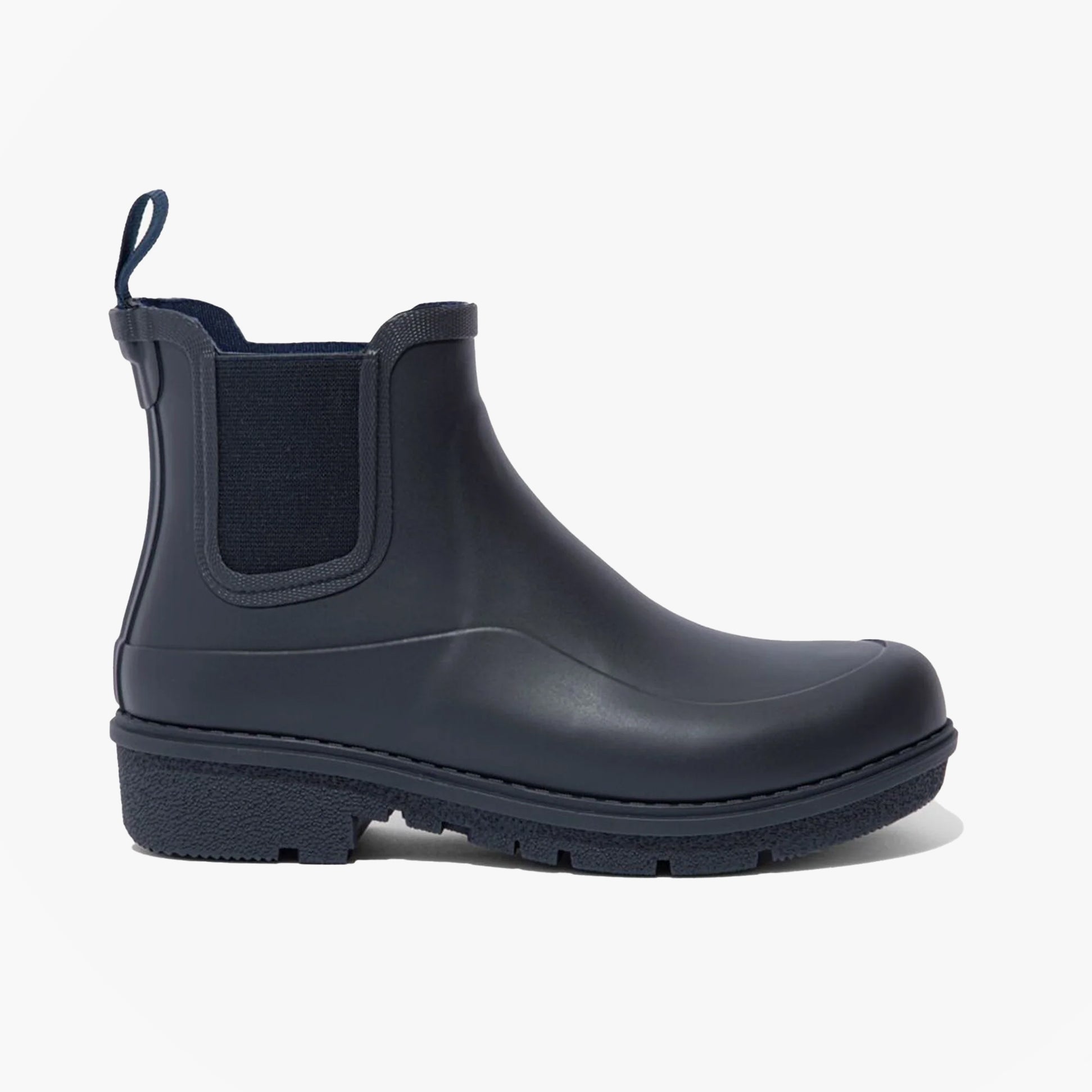 FitFlop WONDERWELLY Womens Rubber Chelsea Boots Midnight Navy