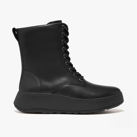 FitFlop F-MODE FLATFORM Womens Ankle Boots All Black