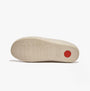 FitFlop CHRISSIE II HAUS E01 Womens Felt Slippers Ivory view of sole design with rubber material.