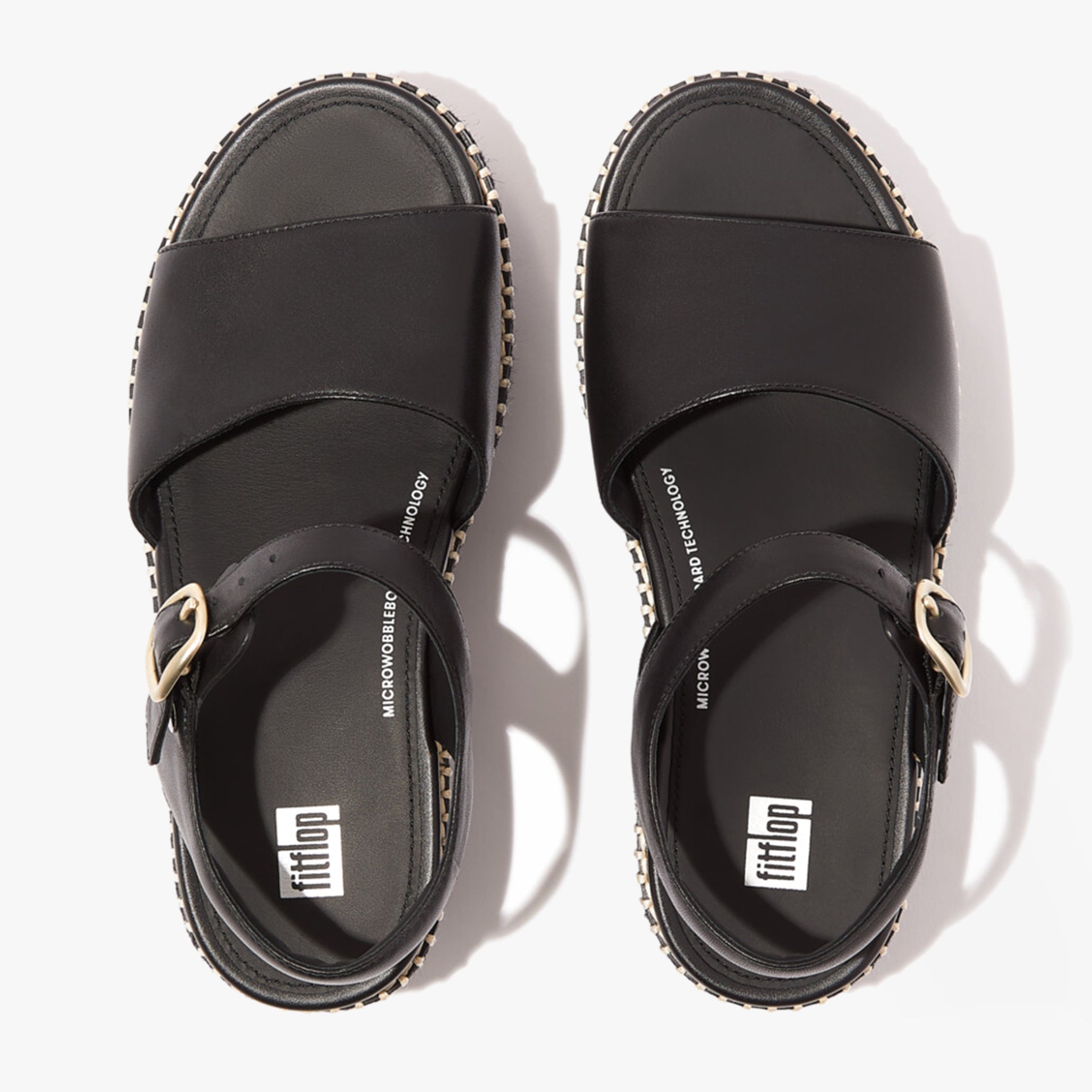 FitFlop ELOISE BACK STRAP Womens Espadrille Black