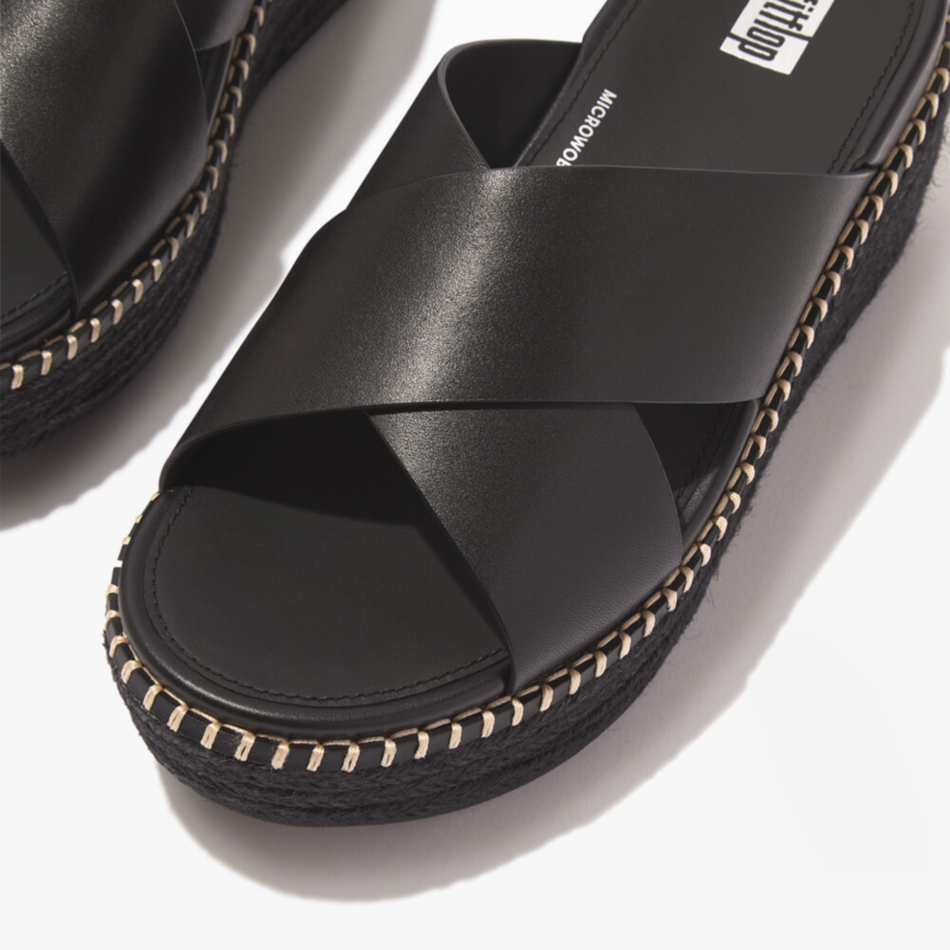 FitFlop ELOISE WEDGE Womens Espadrille Black