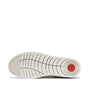 FitFlop RALLY CRYSTAL-BACKTAB Womens Trainers Black bottom view of rubber sole with textured pattern