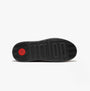 FitFlop F-MODE FOLDED-KNOT Womens Chelsea Boots Black sole view with rubber sole and brand logo.