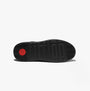 FitFlop F-MODE Womens Boots Black bottom view with rubber sole featuring red logo detail
