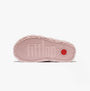 FitFlop iQUSHION D-LUXE Womens Mule Slippers Dusky Pink bottom view sole detail