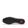 FitFlop DELICATO BOW SOFT Womens Ballet Flats Silver bottom view showing rubber sole design.