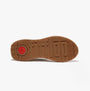 FitFlop F-MODE Womens Trainers Urban White Mix sole view showing rubber bottom with brand logo detail.