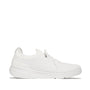 FitFlop SUPER-Q KNIT Womens Trainers Urban White side view showing lace-up design and breathable textile upper