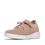 FitFlop SUPER-Q KNIT Womens Trainers Beige Buff/Rose Gold side view
