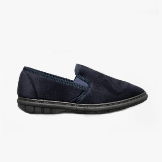 Fleet & Foster JOHN Mens Slippers Navy