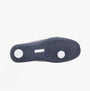 Fleet & Foster PAMELA Womens Shoes Navy bottom view showing rubber sole detailing and traction.