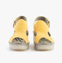 Fly London BAIF585FLY Womens Sandals Bumblebee front view showcasing leather upper and wedge heel.
