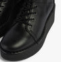 Fly London HAIF269FLY Womens Boots Black close-up view showcasing lace-up design and leather upper.