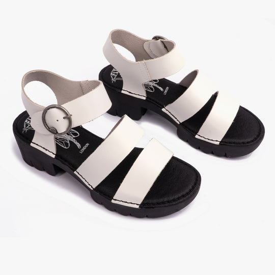 Fly London EGLY520FLY Womens Sandals Off White