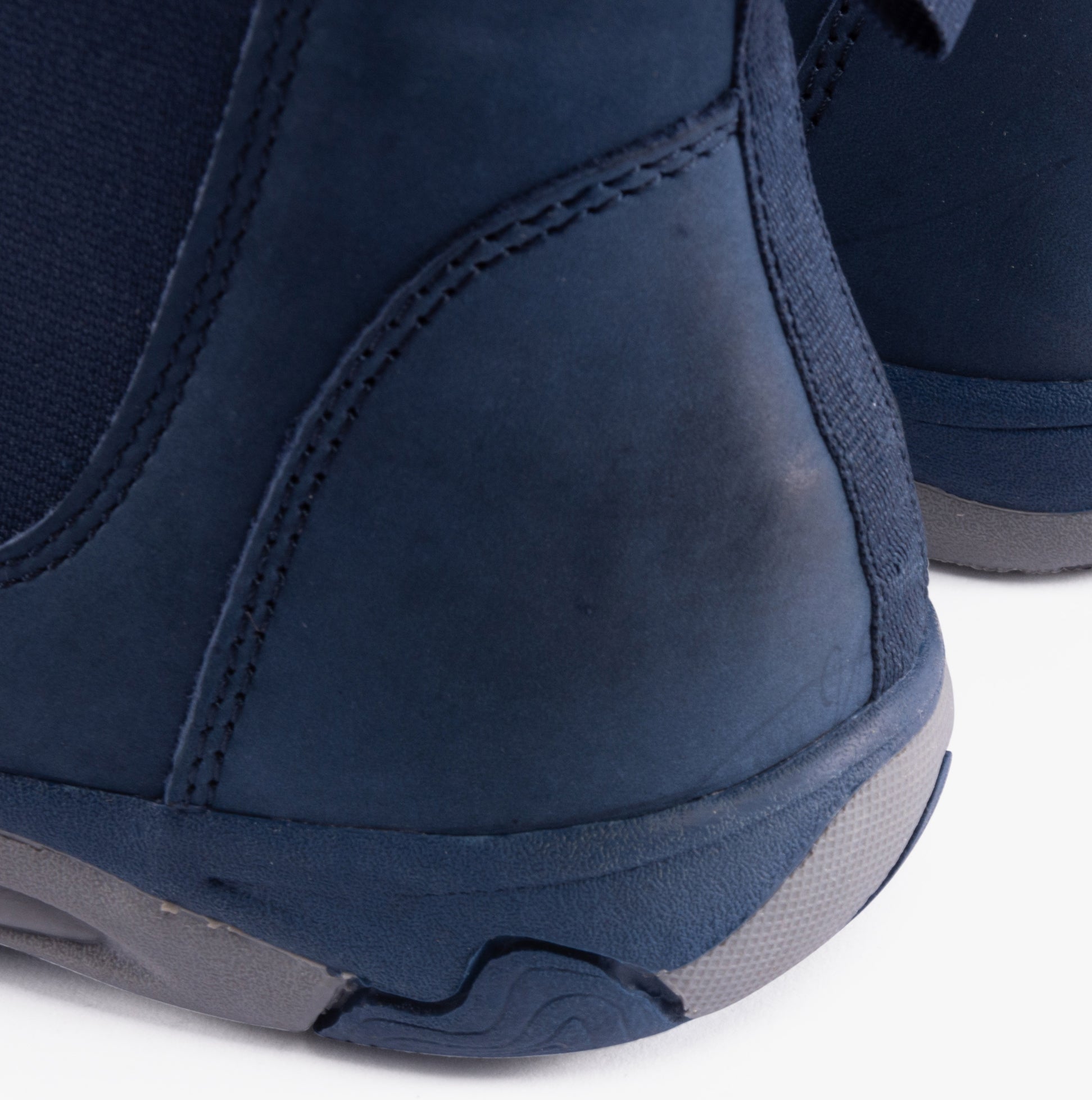 Free Spirit PRETA Womens Boots Moonlit Ocean detail view showcasing suede material and TPR sole.