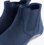 Free Spirit PRETA Womens Boots Moonlit Ocean detail view showcasing the soft suede and elasticated side panels.