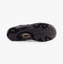 Free Spirit PRETA Womens Boots Black bottom view showing outsole design and material, highlighting traction features.