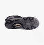 Free Spirit CHARLIE Womens Boots Black bottom view, showcasing the textured synthetic sole with traction.