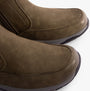 Free Spirit VEDA Womens Boots Olive close-up detail view highlighting texture and finish.