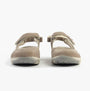Free Spirit BRYLEE Womens Sandals Taupe front view showcasing synthetic upper and rubber soles.