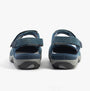 Free Spirit BRYLEE Womens Sandals Navy back view showing adjustable straps and rubber sole.