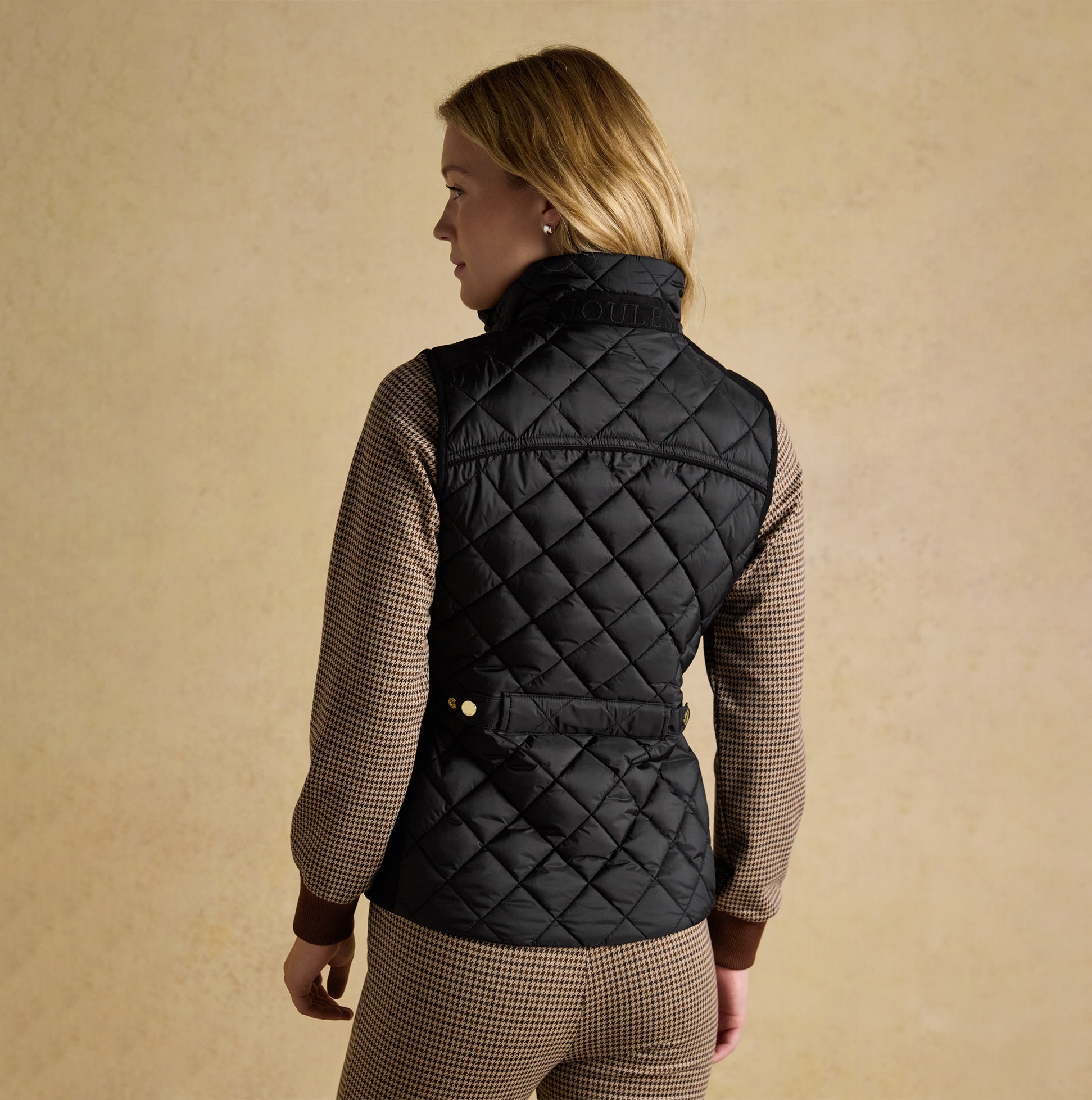 Joules BRAEMAR LUXE GILET Womens Gilets Black