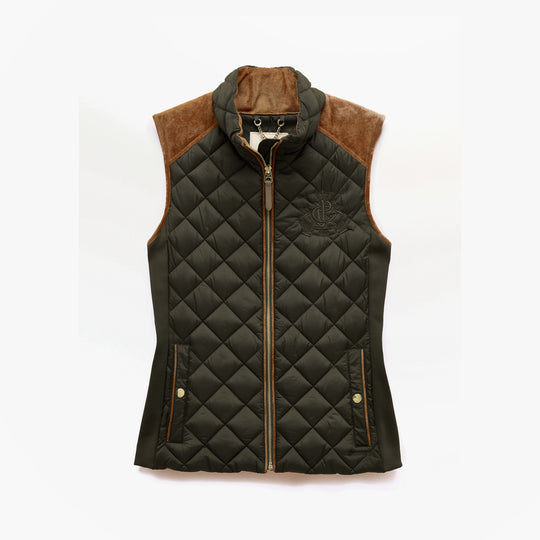 Joules BRAEMAR LUXE GILET Womens Gilet Green