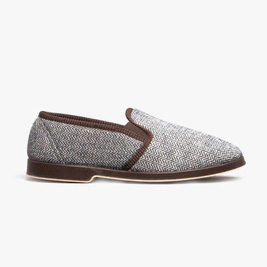 GBS STAFFORD Mens Slippers Brown