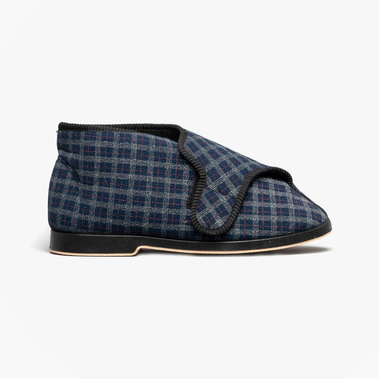 GBS KESWICK Mens Boot Slippers Navy