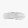 GEOX U DEIVEN Mens Trainers Sand/White shoe sole view featuring rubber traction design and ventilation holes.