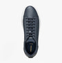 GEOX U BALTMOORE Mens Trainers Navy top view showing lace-up design and round toe shape.
