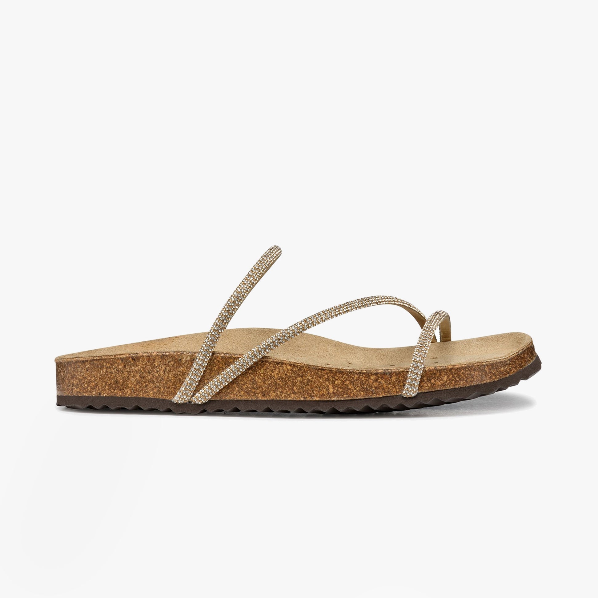 GEOX D BRIONIA R Mule Womens Sandals Light Taupe side view showcasing stylish design and comfort features.