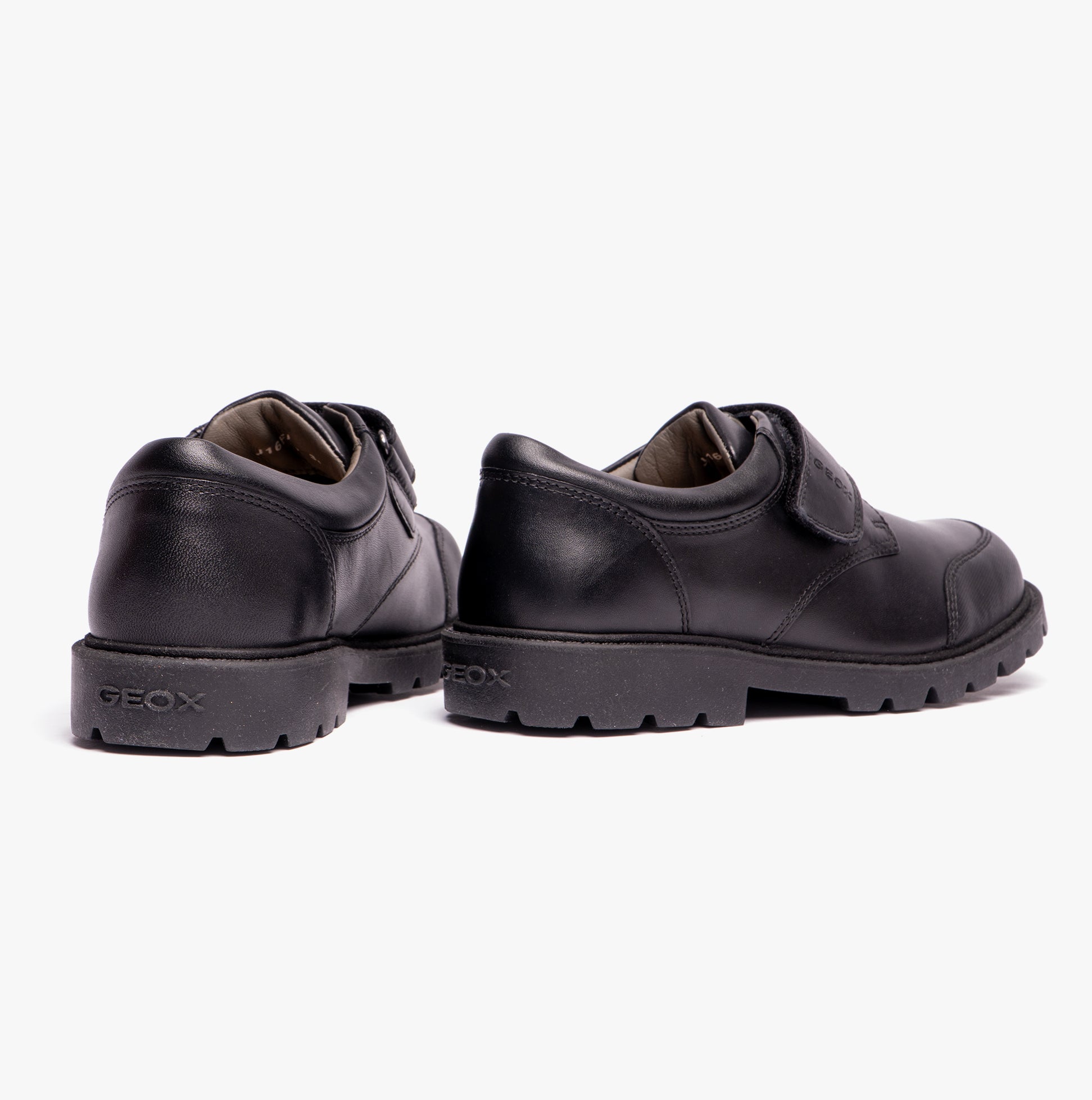 GEOX J SHAYLAX BOY Boys Formal School Shoes Black