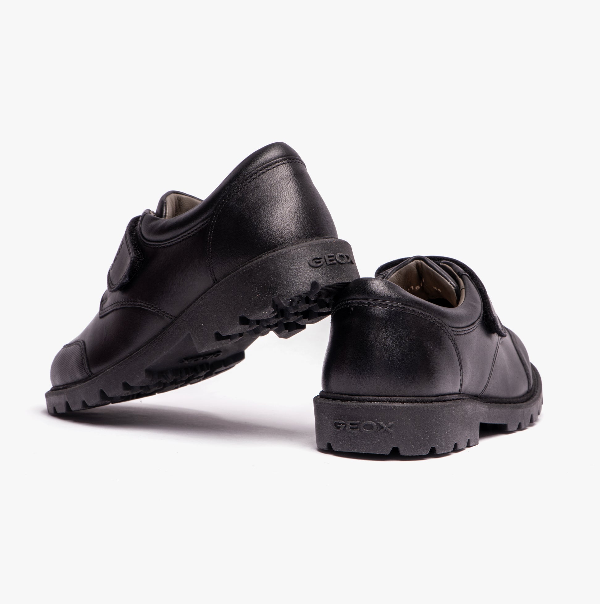 GEOX J SHAYLAX BOY Boys Formal School Shoes Black