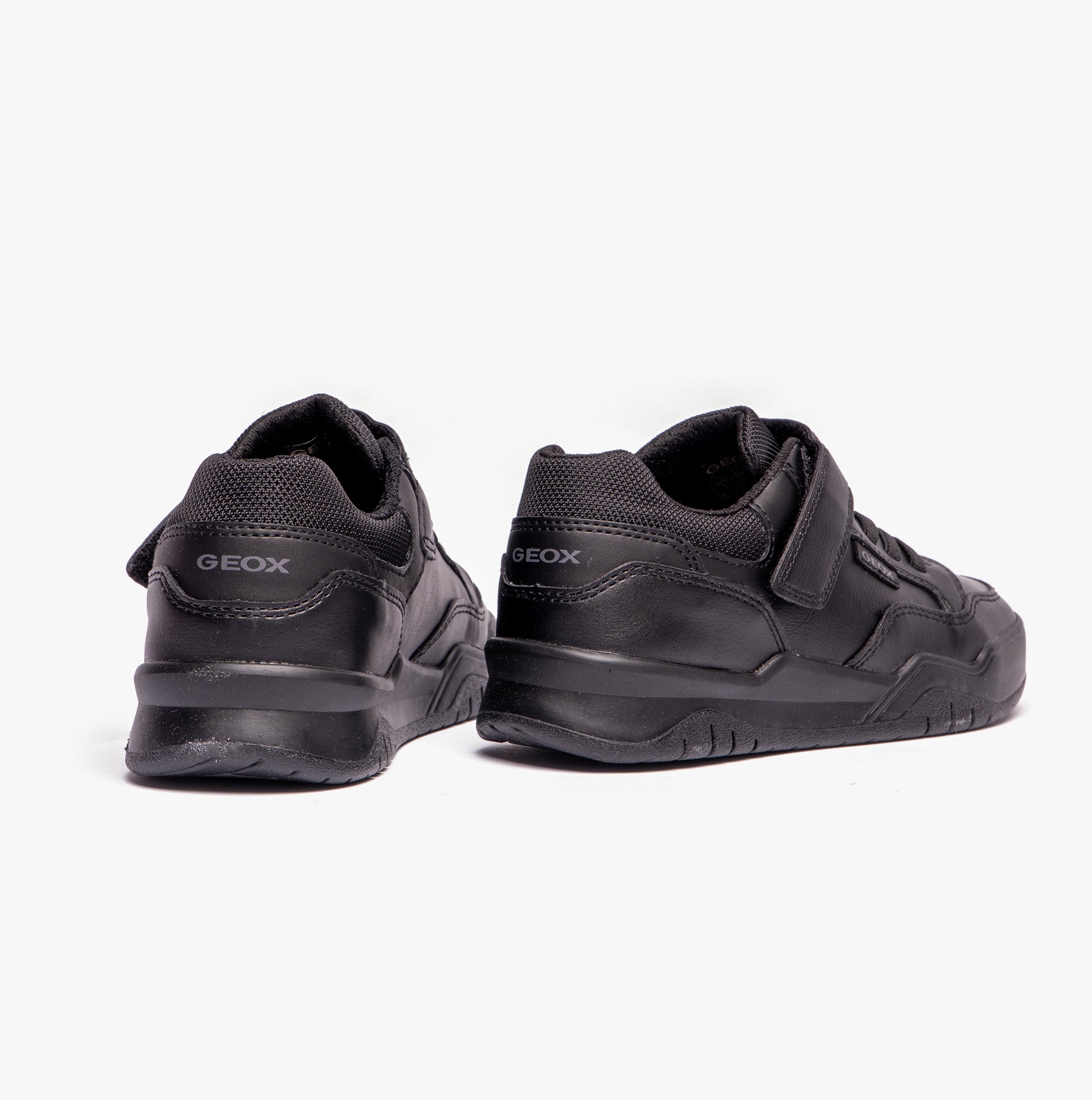 GEOX J PERTH BOY Boys School Shoes Black | Shuperb
