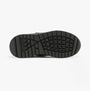 GEOX J BRIEZEE Boys Trainers Black bottom view with textured rubber sole design for traction and comfort.