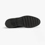 GEOX J ZHEENO Boys Shoes Black bottom view showcasing the synthetic sole and tread design for optimal grip.