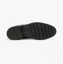 GEOX J ZHEENO Boys Shoes Black bottom view showing detailed sole design and traction features.