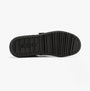 GEOX J THELEVEN Boys Trainers Black bottom view showcasing rubber sole for traction and durability.