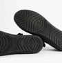 GEOX J HADRIEL GIRL Girls Black shoe sole view showing textured black synthetic outsole.