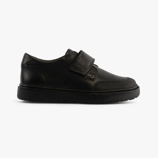 GEOX J RIDDOCK BOY Kids Leather Shoes Black