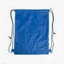 GEOX PMK864 DRAWSTRING Bag Blue front view showcasing the synthetic material and drawstring closure.