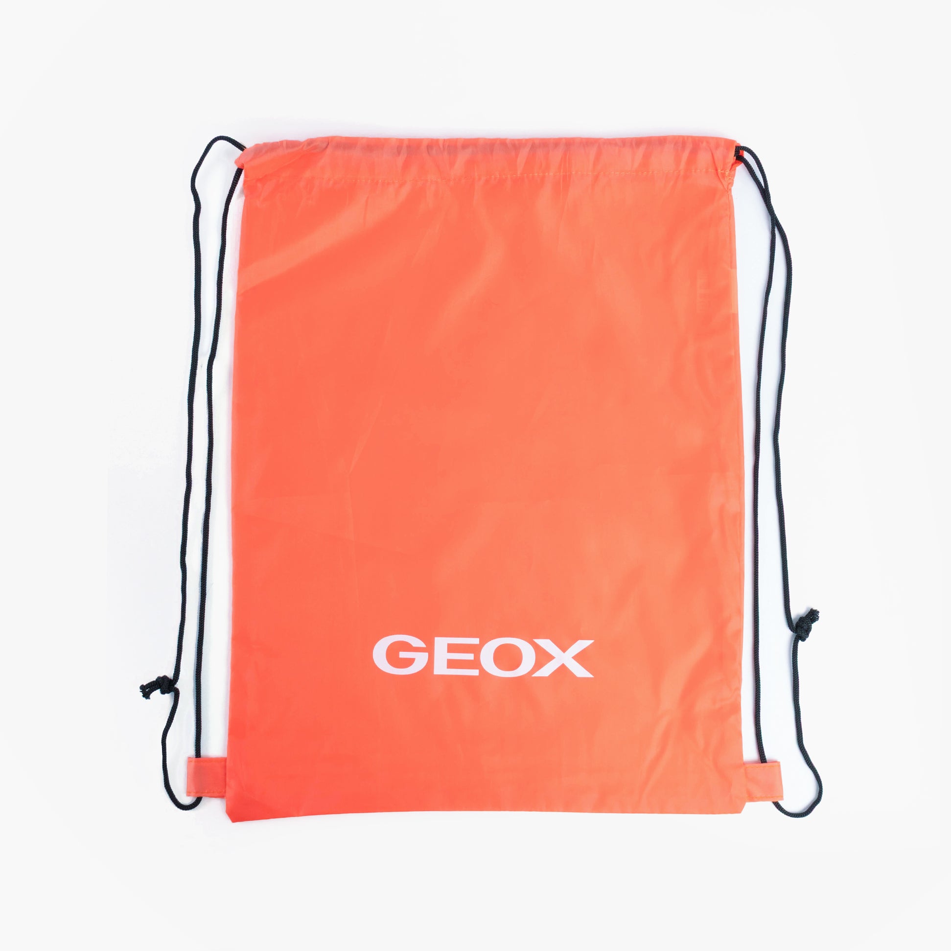 GEOX PMK864 DRAWSTRING Bag Pink front view showcasing drawstring closure and synthetic material detail.