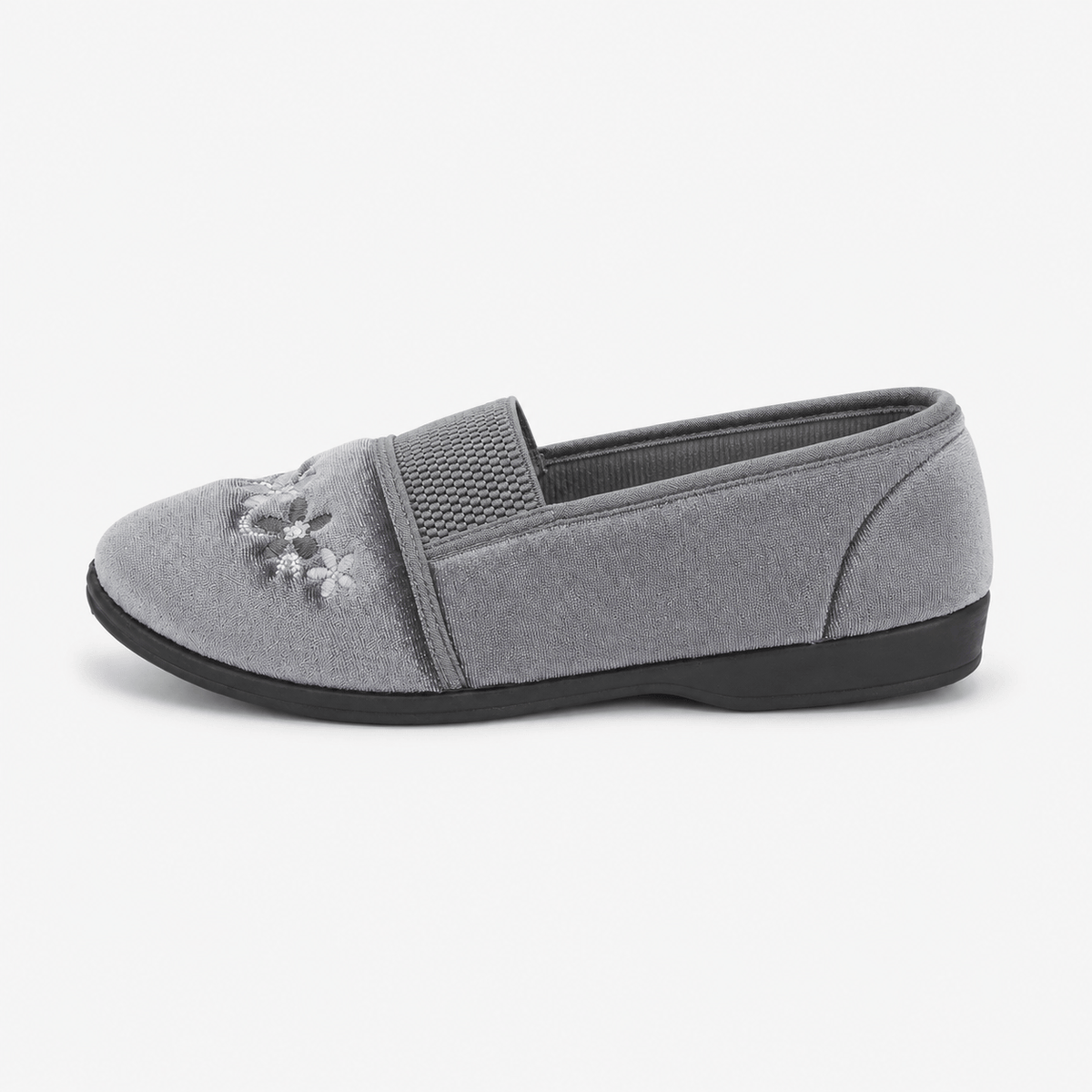 Jo & Joe MARGOT Womens Moccasin Slippers Grey