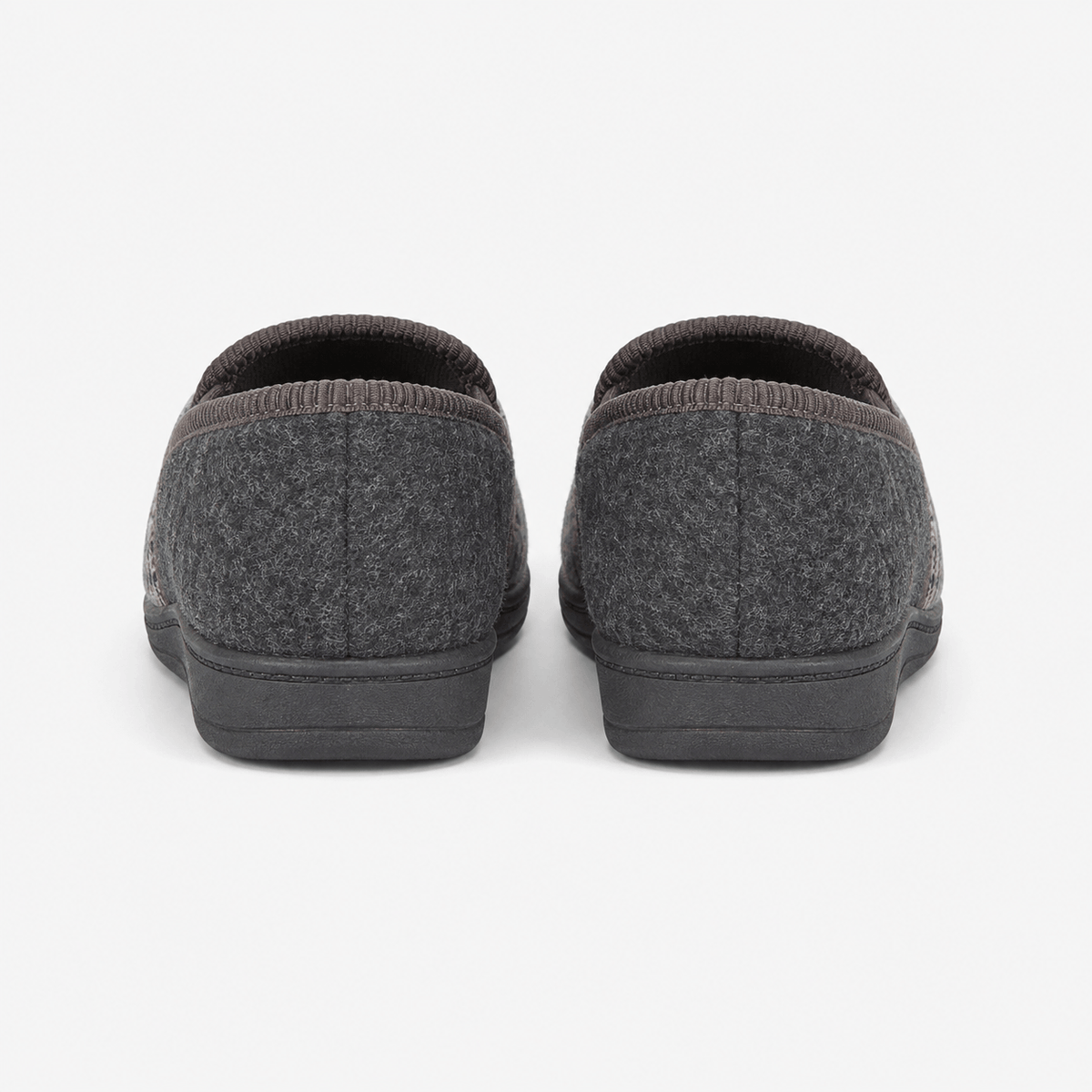 Jo & Joe EAMON Mens Full Slippers Grey