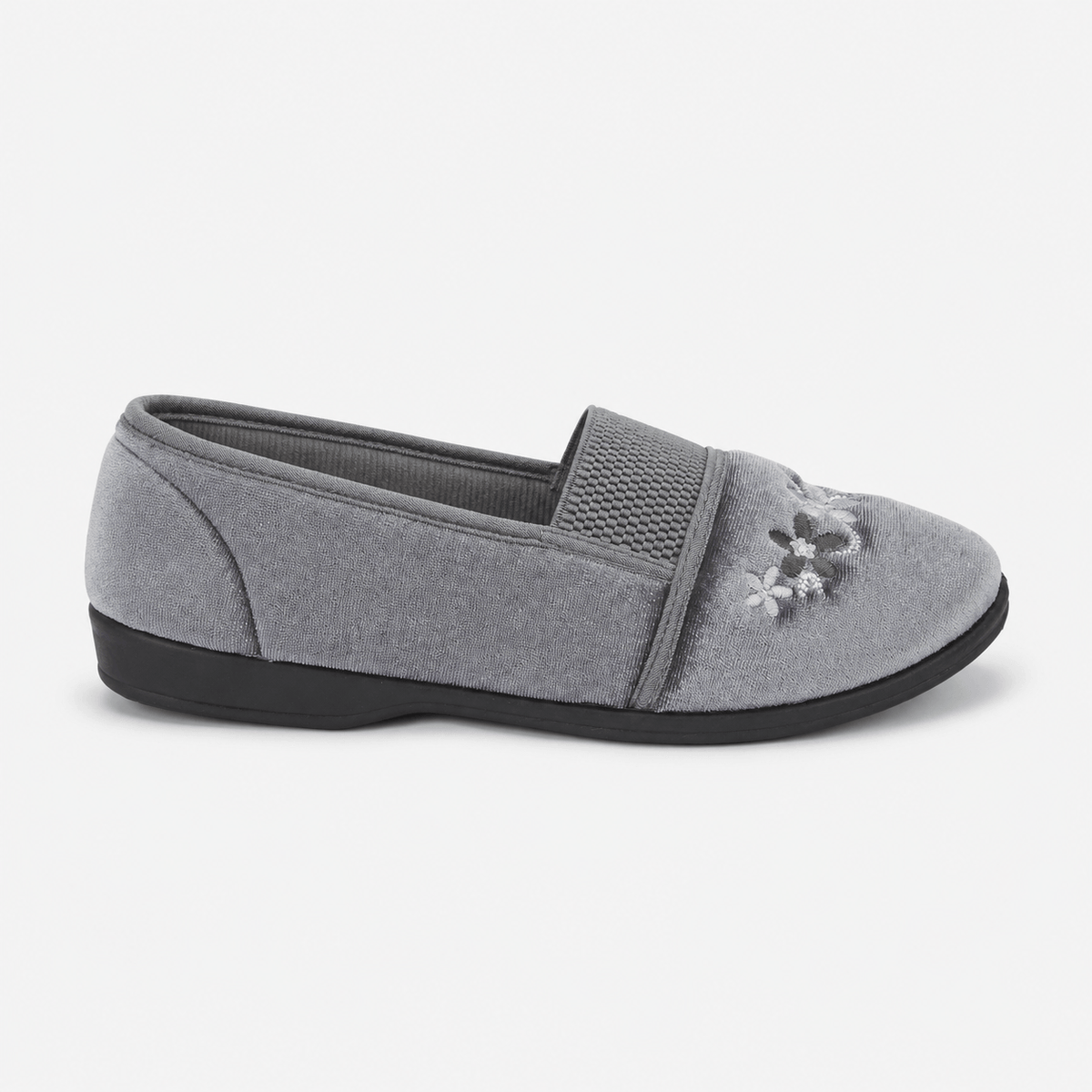 Jo & Joe MARGOT Womens Moccasin Slippers Grey