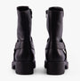 Gabor BUFORD Womens Boots Black rear view showing sleek leather design and block heel.