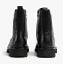 Gabor MERYL Womens Boots Black rear view showcasing leather upper and block heel design.