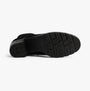 Gabor DELIGHT Womens Ankle Boots Black bottom view showing rubber sole and tread pattern.