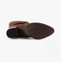 Gabor RAMONA Womens Boots Whisky bottom view showing rubber sole and block heel.
